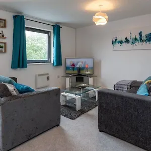 Apartment Centre Superb: Twin Kings With Smart Tv And Secure Parking, Southampton